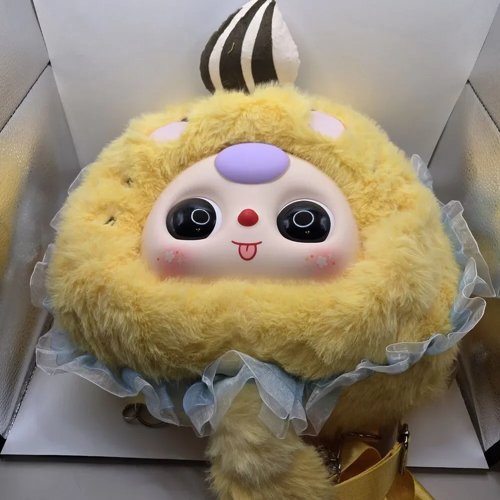 Baby Three BB3 800% Fairy Tale Big Head Backpack Yellow Mouse Gua Gua Plush